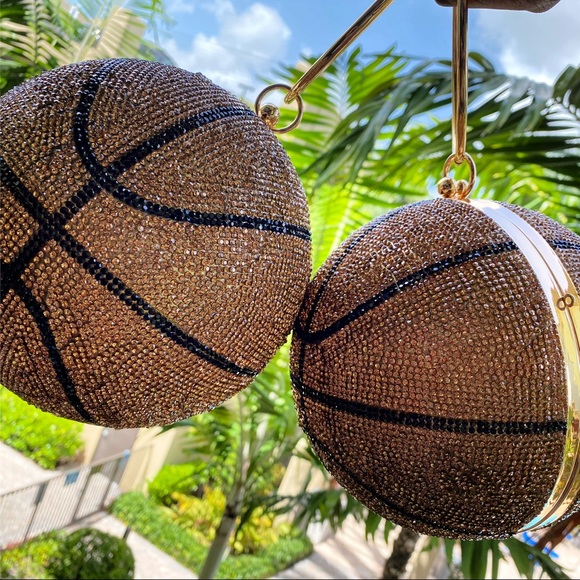 basketball clutch purse